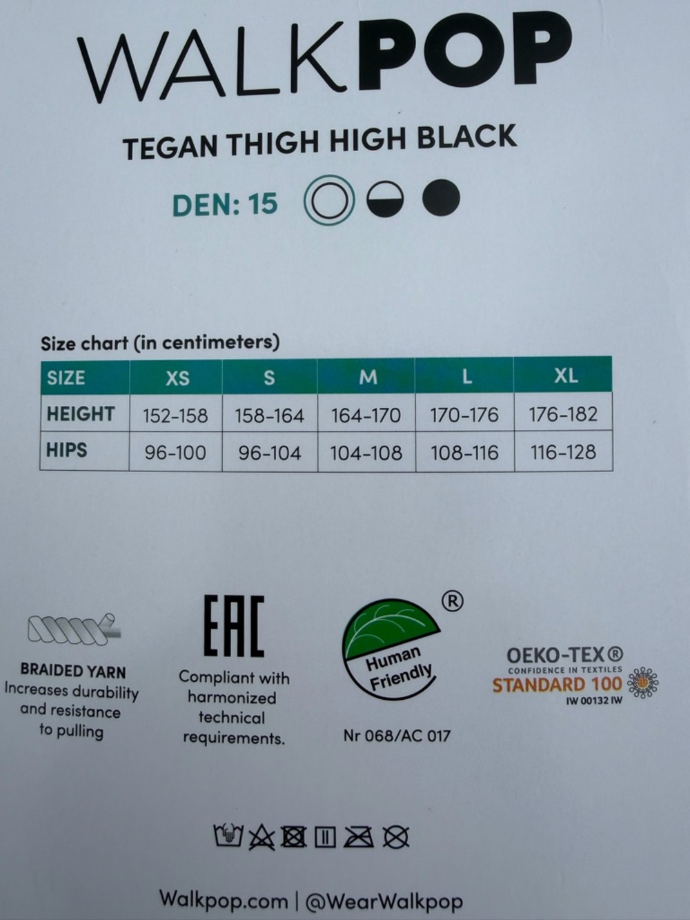 Tegan Thigh High Stockings - Black - Picture 4 of 4